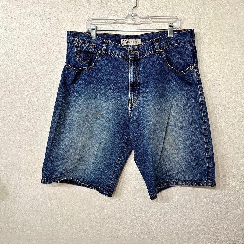 Ignition Navy Blue Denim Shorts